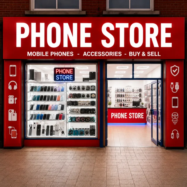 Phone Store Ormskirk shop on Aughton Street in Ormskirk town centre
